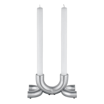 Candle holder -DOODLE- colour Stainless Steel