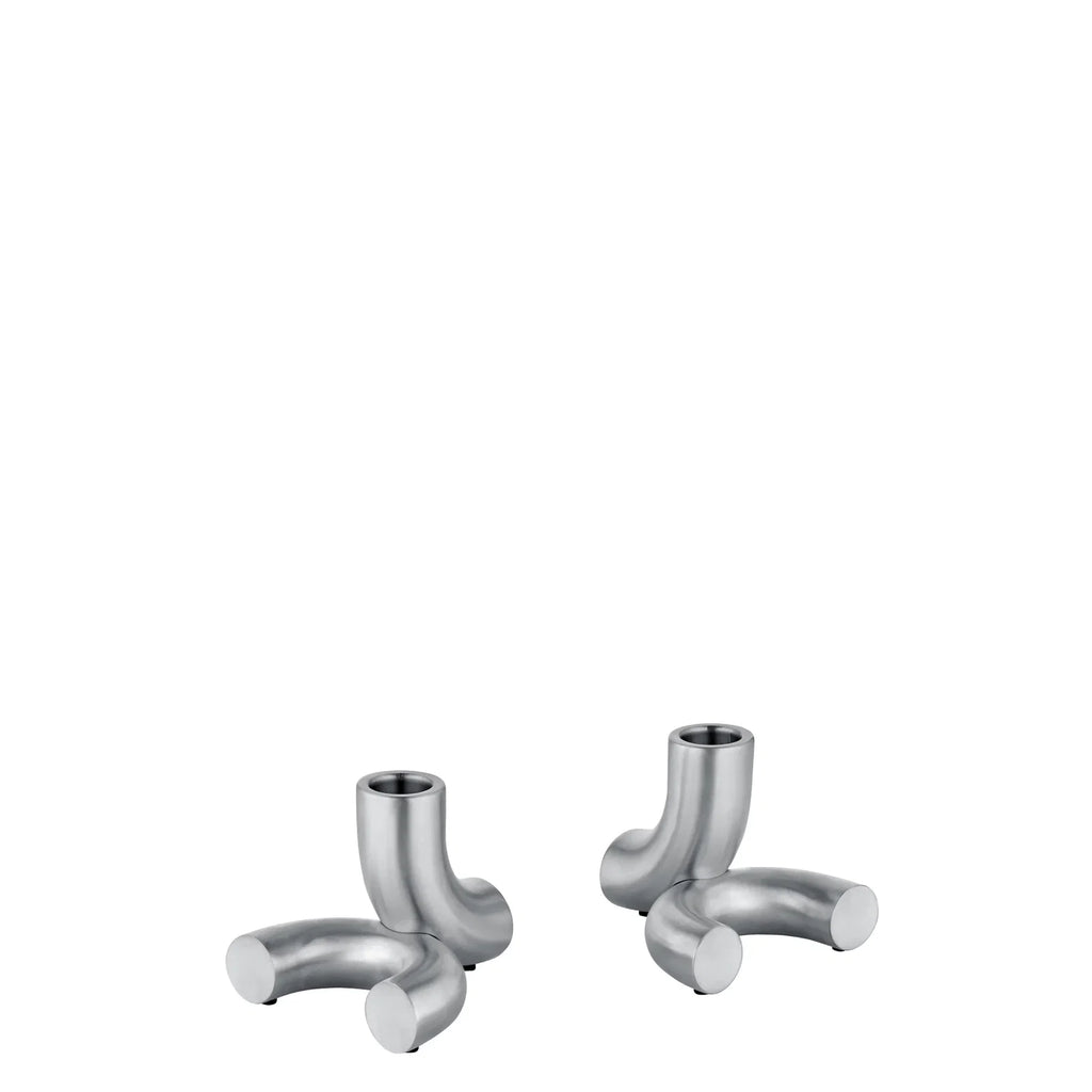 Candle holder -DOODLE- colour Stainless Steel