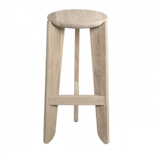 Cargar imagen en el visor de la galería, Bar stool -ELI- color wood, height 75 cm