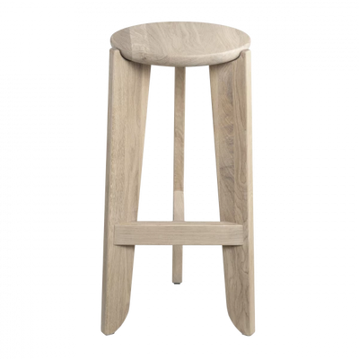 Bar stool -ELI- color wood, height 75 cm