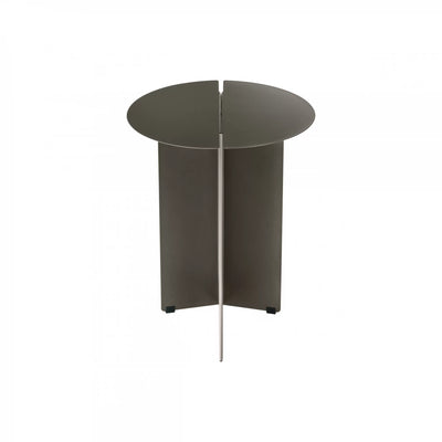Side table -ORU- Colour Burned Metal Size S Ø 35cm