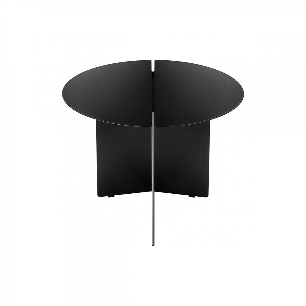 Side table -ORU- Colour Black Size M Ø 50cm