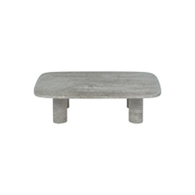 Load image into Gallery viewer, Coffee table -VOLOS- Color Travertine Silver Size L Rectangular