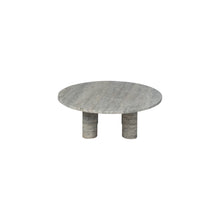 Cargar imagen en el visor de la galería, Coffee Table -VOLOS- Travertine Silver Size L Round