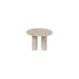 Side Table -VOLOS- Travertine Size S Round