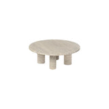 Coffee Table -VOLOS- Travertine Size L Round