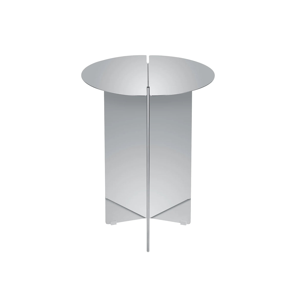 Side Table -ORU- Colour Stainless Steel Polished Size S Ø 35cm