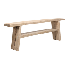 Charger l'image dans la galerie, Console table wood natural 246x32x82