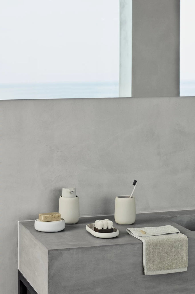 Toothbrush tumbler -SONO- colour Moonbeam - size 300 ml