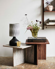 Laden Sie das Bild in den Galerie-Viewer, ODRA LOW TABLES WOOD/MARBLE