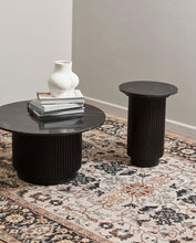 Charger l&#39;image dans la galerie, ERIE ROUND COFFEE TABLE BLACK MARBLE TO