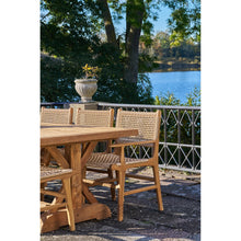 Load image into Gallery viewer, Dining Chair with armrest, teak, nature