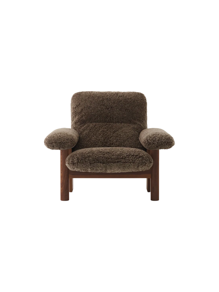 BRASILIA LOUNGE CHAIR, SHEEPSKIN |Made-to-order