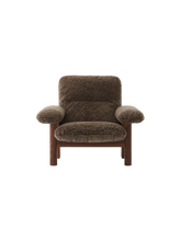 Carica l'immagine nel visualizzatore di Gallery, BRASILIA LOUNGE CHAIR, SHEEPSKIN |Made-to-order
