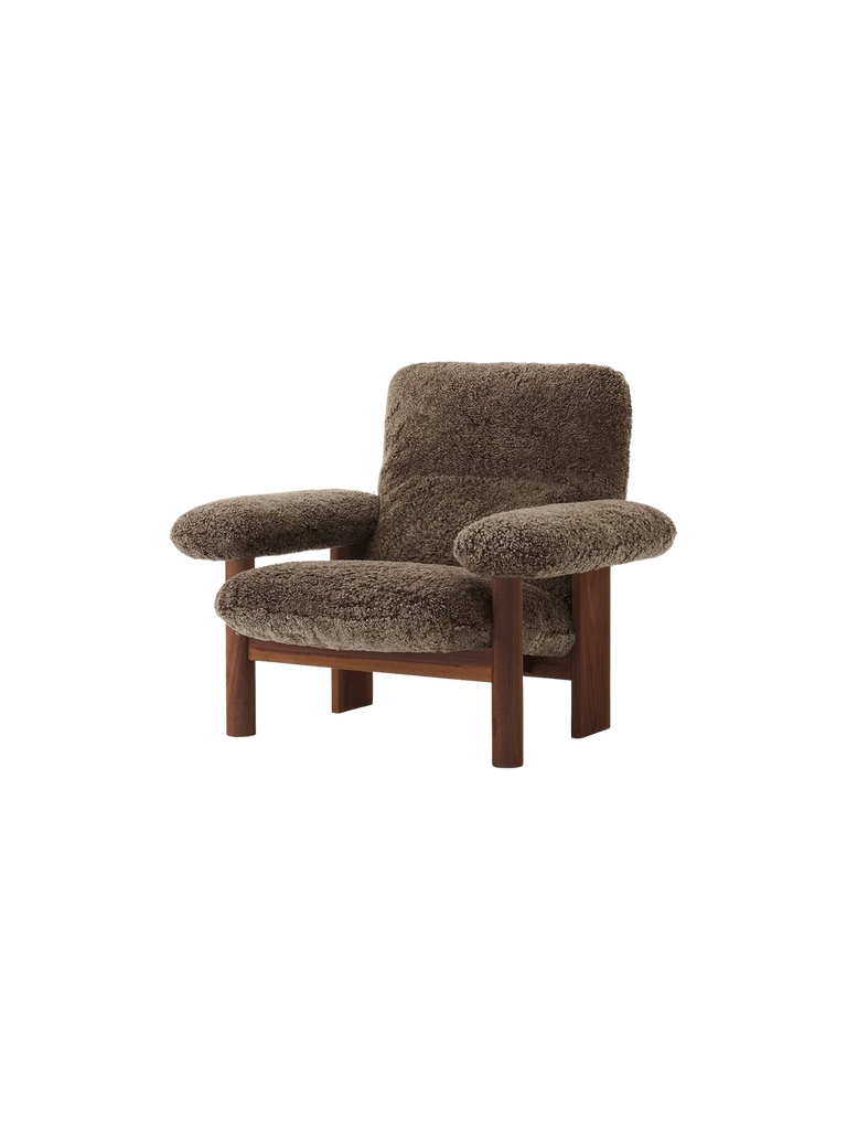 BRASILIA LOUNGE CHAIR, SHEEPSKIN |Made-to-order