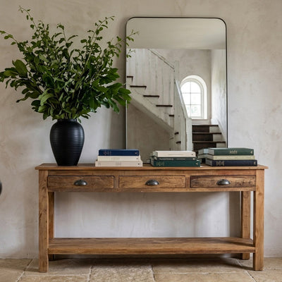 Farmwood console 3x drawers