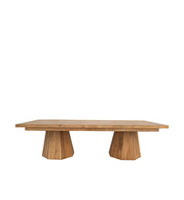 Load image into Gallery viewer, OCTOGONAL LEGS TEAK DINING TABLE
