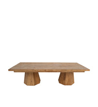 Carica l&#39;immagine nel visualizzatore di Gallery, OCTOGONAL LEGS TEAK DINING TABLE