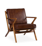 LEATHER CUSHION ARMCHAIR