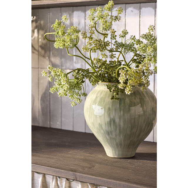 Naia - Vase Lys grønn 28,5x28,5x30cm