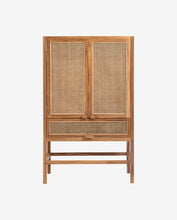 Load image into Gallery viewer, CABINET, NATURE W/RATTAN