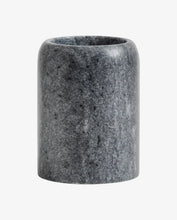 Load image into Gallery viewer, Mug for toothbrush, black/grey marble