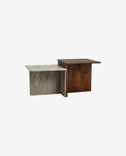 Load image into Gallery viewer, ODRA LOW TABLES WOOD/MARBLE