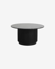 Load image into Gallery viewer, ERIE ROUND COFFEE TABLE BLACK MARBLE TO