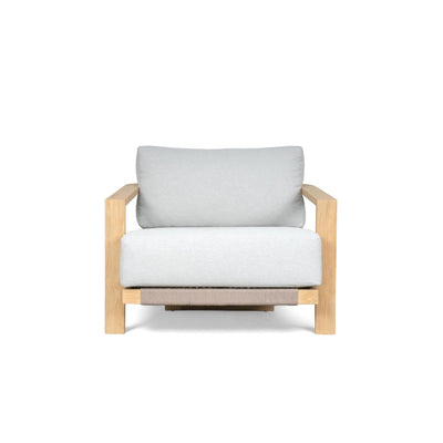 Lounge ArmChair Moss-94x86x65-Natural/White-Teak