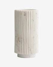 Load image into Gallery viewer, LOON VASE, WHITE MARBLE