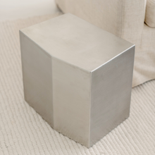 Load image into Gallery viewer, Coffee table Creully W40 D30 H35 - Brushed steel