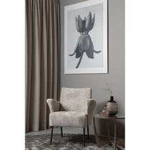 Cargar imagen en el visor de la galería, MUSE ARMCHAIR COARSE WOVEN FABRIC NATURAL