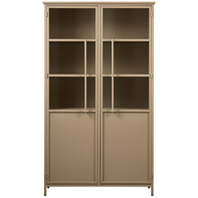 Laden Sie das Bild in den Galerie-Viewer, EXHIBIT DISPLAY CASE METAL KHAKI