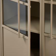 Laden Sie das Bild in den Galerie-Viewer, EXHIBIT DISPLAY CASE METAL KHAKI