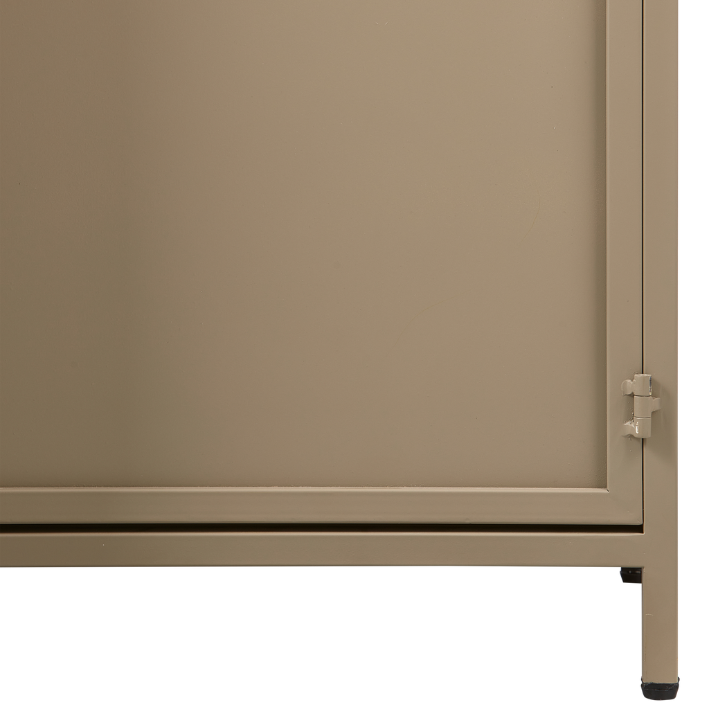EXHIBIT DISPLAY CASE METAL KHAKI