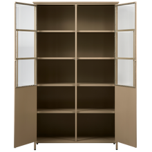 Laden Sie das Bild in den Galerie-Viewer, EXHIBIT DISPLAY CASE METAL KHAKI