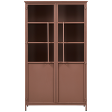 Laden Sie das Bild in den Galerie-Viewer, EXHIBIT DISPLAY CASE METAL TAN