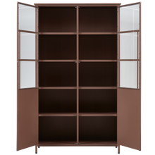 Laden Sie das Bild in den Galerie-Viewer, EXHIBIT DISPLAY CASE METAL TAN