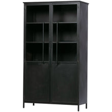 Laden Sie das Bild in den Galerie-Viewer, EXHIBIT DISPLAY CASE METAL BLACK