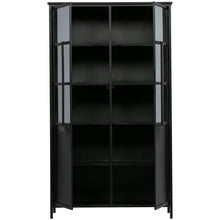 Laden Sie das Bild in den Galerie-Viewer, EXHIBIT DISPLAY CASE METAL BLACK