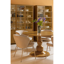Laden Sie das Bild in den Galerie-Viewer, EXHIBIT XL 3-DOORS DISPLAY CASE METAL HONEY YELLOW