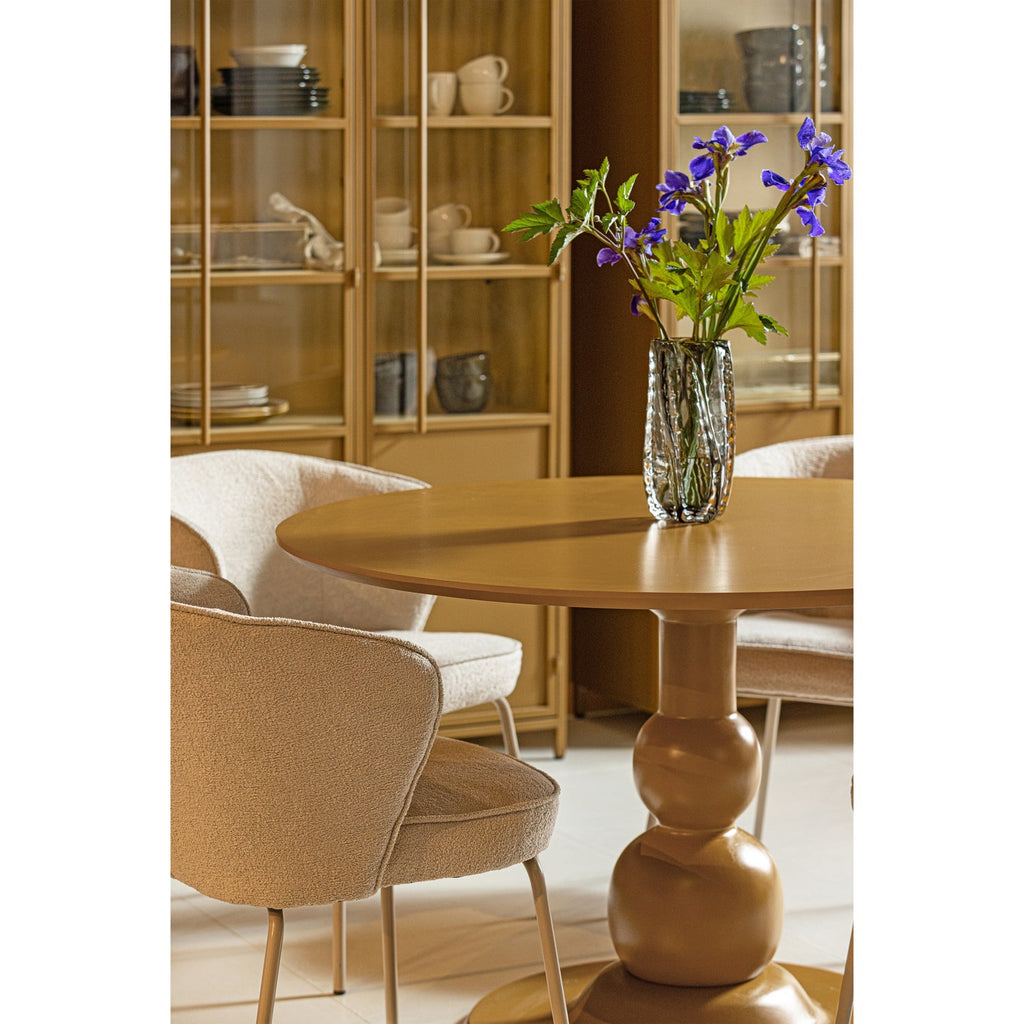 EXHIBIT XL 3-DOORS DISPLAY CASE METAL HONEY YELLOW