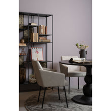 Charger l'image dans la galerie, BLANCO DINING TABLE O120CM MANGO WOOD BLACK
