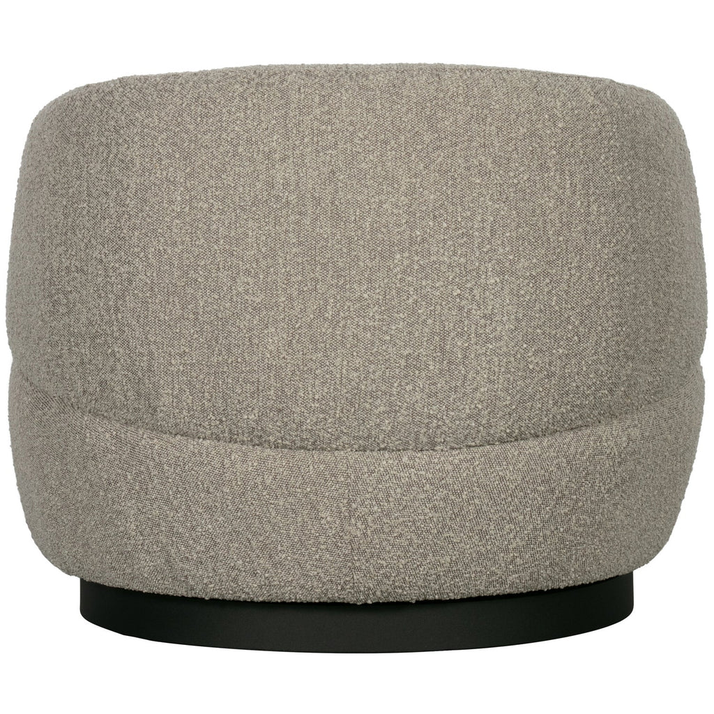 WOOLLY SWIVEL ARMCHAIR NATURAL MIX