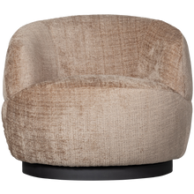 Load image into Gallery viewer, WOOLLY SWIVEL ARMCHAIR CHENILLE SAND
