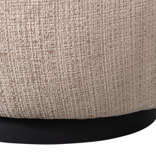 Load image into Gallery viewer, WOOLLY SWIVEL ARMCHAIR CHENILLE SAND