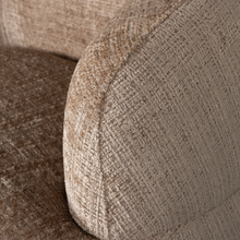 Load image into Gallery viewer, WOOLLY SWIVEL ARMCHAIR CHENILLE SAND