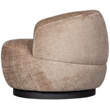 Load image into Gallery viewer, WOOLLY SWIVEL ARMCHAIR CHENILLE SAND