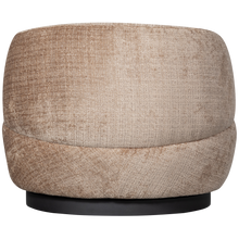 Load image into Gallery viewer, WOOLLY SWIVEL ARMCHAIR CHENILLE SAND