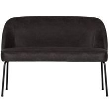 Load image into Gallery viewer, VOGUE DINING BENCH ECO LEATHER BLACK